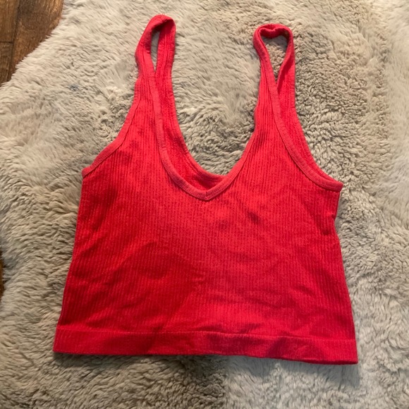 Urban Outfitters Tops - Out From Under Ribbed Tank‎ Size Large Salmon Color Womens